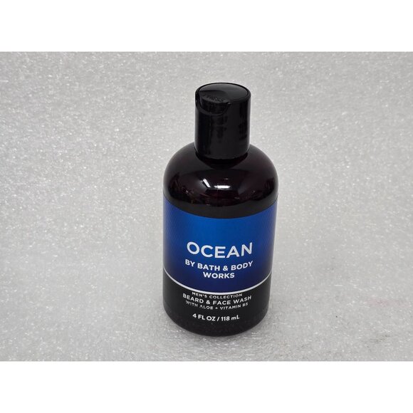 Ocean By Bath & Body Works Beard & Face Wash 4 Fl Oz With Aloe & Vitamin E - Picture 1 of 2